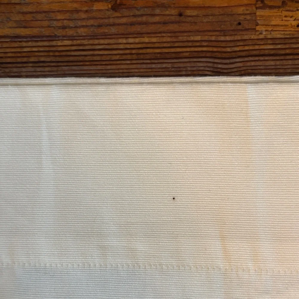 Pottery Barn 2 Cream Cotton Curtain Panels 107”